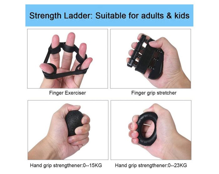 5PCS Hand Grip Strengthener Kit