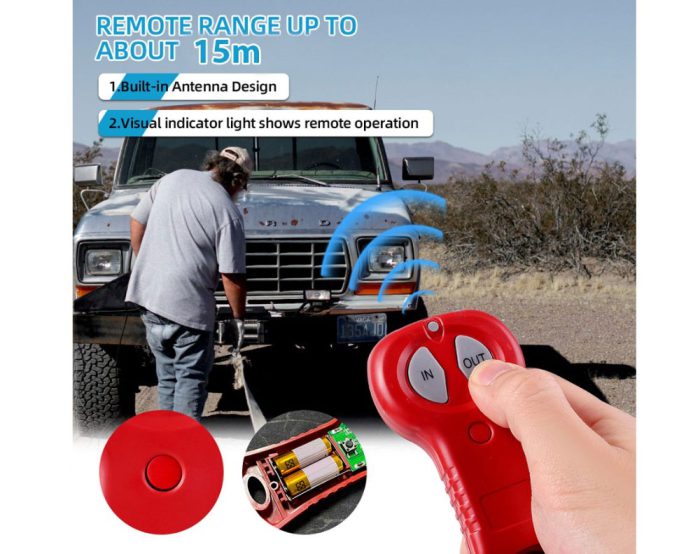 12-24V Winches Remote Control