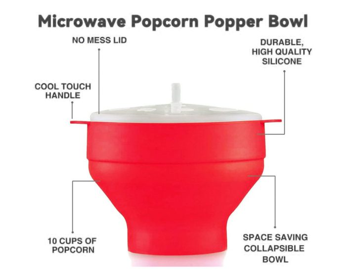 Microwave Popcorn Bowl