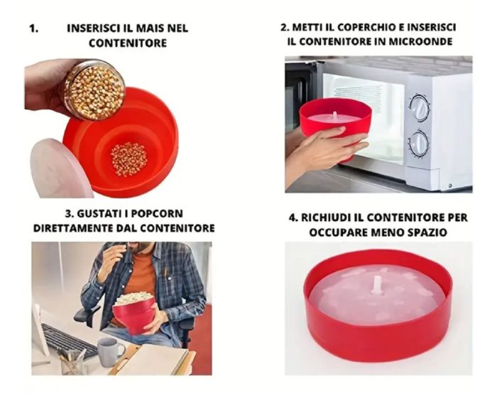 Microwave Popcorn Bowl