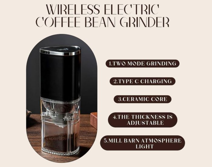 Rechargeable Coffee Grinder