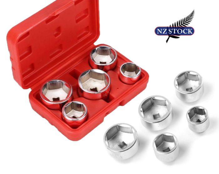 5Pcs Oil Filter Socket Set