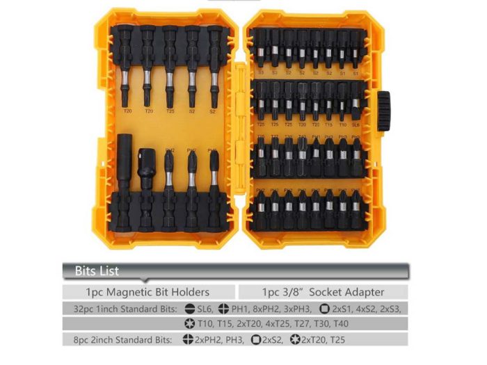 Impact Driver Bits 42 Pcs