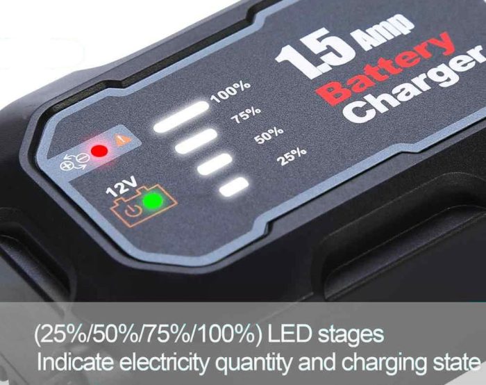 Car Battery Charger 12 1.5A