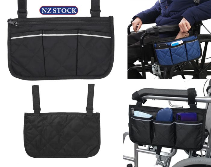 Wheelchair Armrest Side Bag