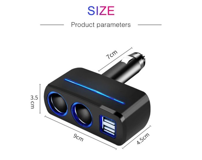 Car Cigarette Lighter Charger Adapter