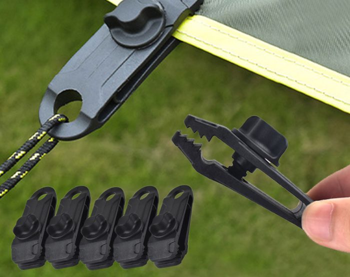 10PCS Tarp Tent Clips Hanger