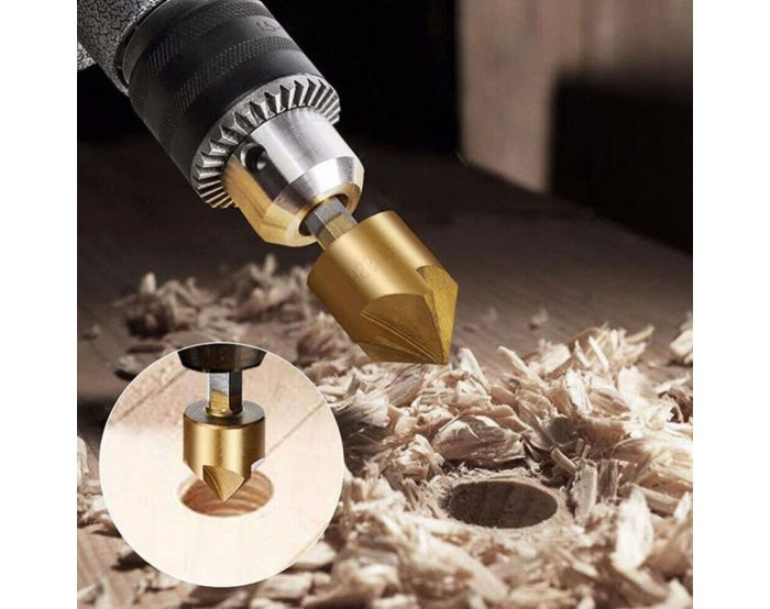 23Pcs Woodworking Chamfer Drilling Tool