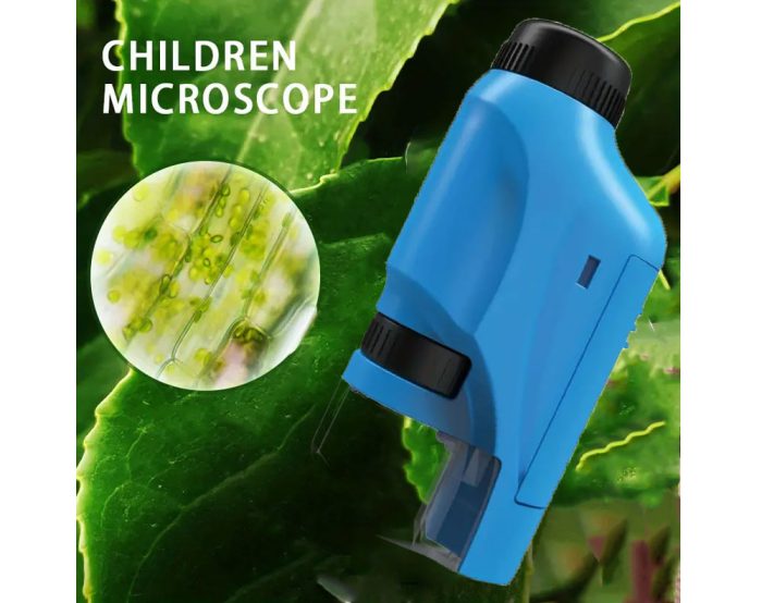 Mini Pocket Microscope - Blue