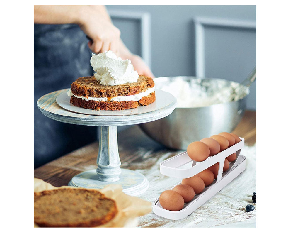 Rolling Egg Holder for Refrigerator