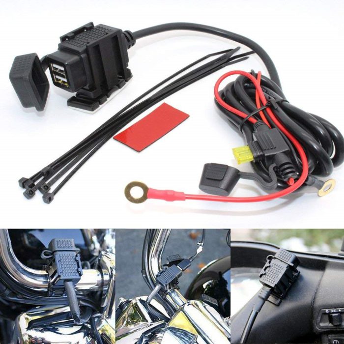 Motorcycle Dual USB Port