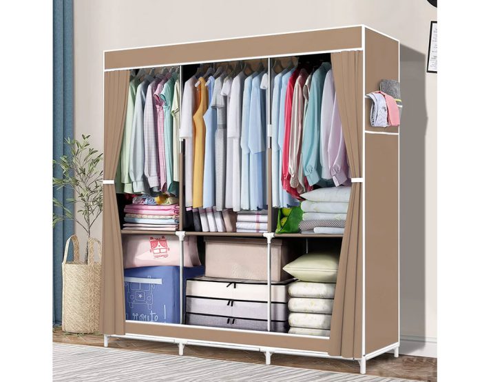 Clothes Wardrobe (Brown) 125*45*165