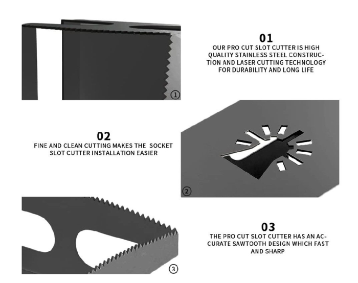 Square Slot Cutter Saw Blades