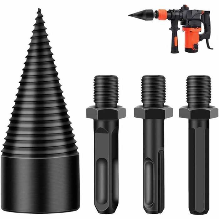 Log Firewood Wood Splitter Drill Bits