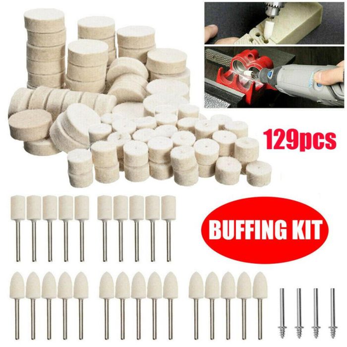 129pcs Wheel Buffing Pads