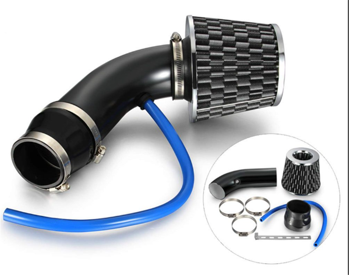 Universal Car Cold Air Intake Filter Alumimum Induction Kit Pipe Hose System