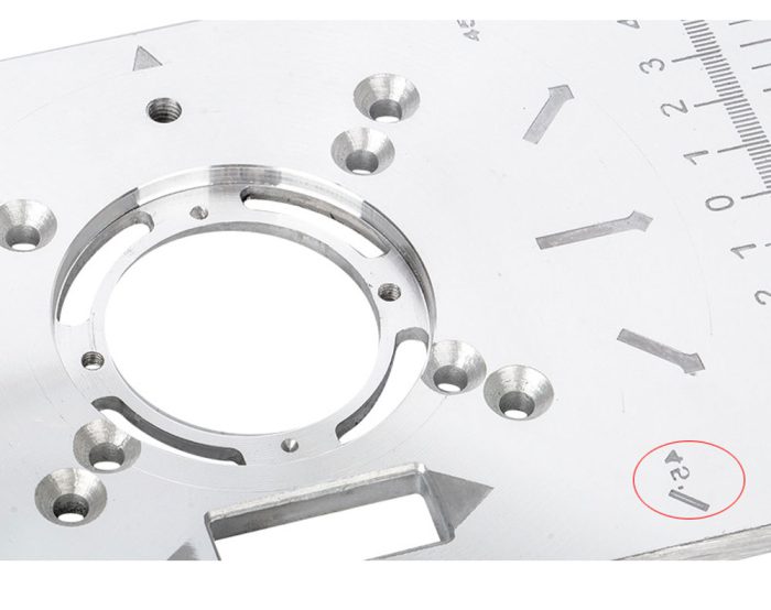 Aluminium Router Table Insert Plate