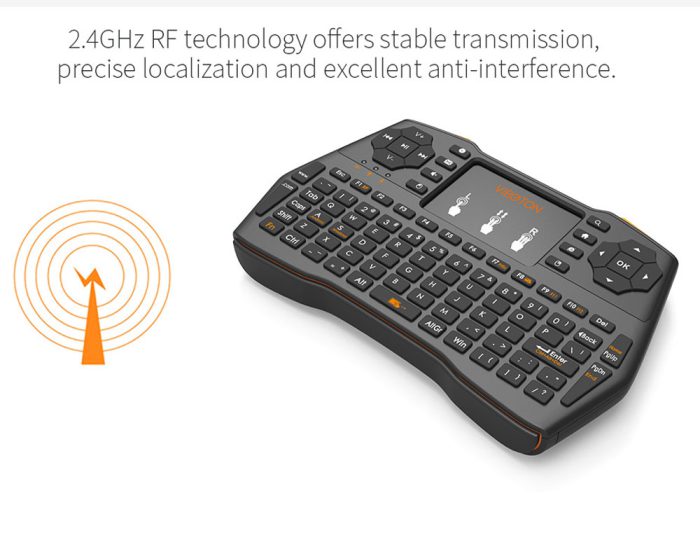 Wireless Keyboard with Touchpad Mouse