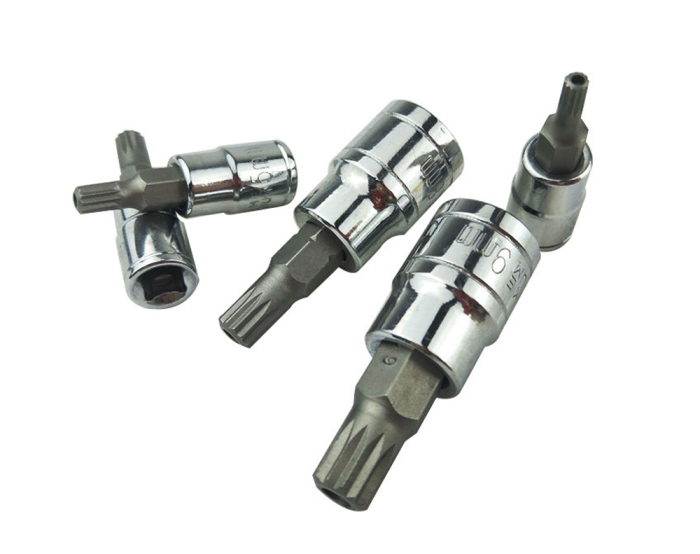 10pcs Spline Bit Socket