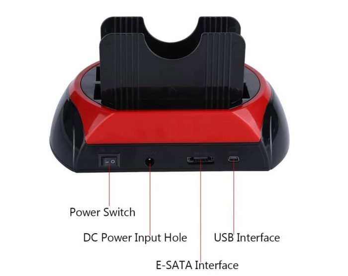 2.5/3.5" IDE/SATA HDD Docking Station +Card Reader