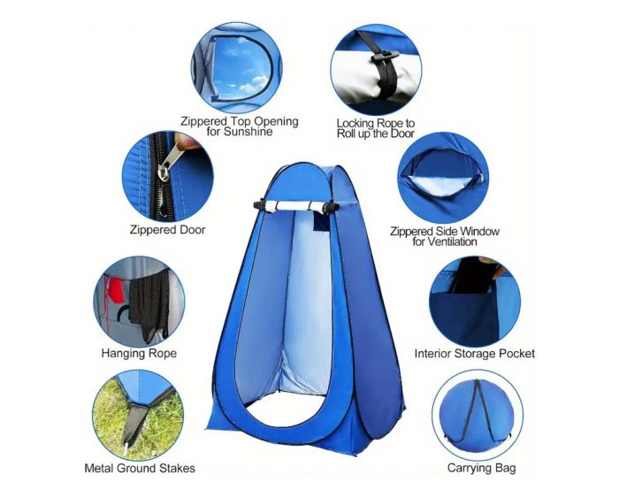 Shower Tent - Blue