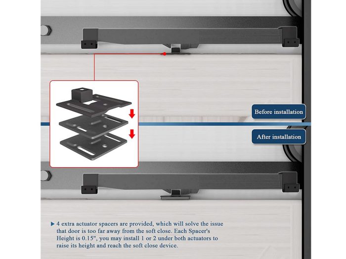 Barn Door Soft Close Damper