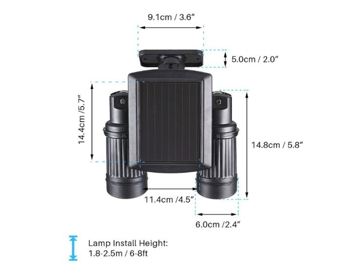 Motion Sensor Solar Security Light 