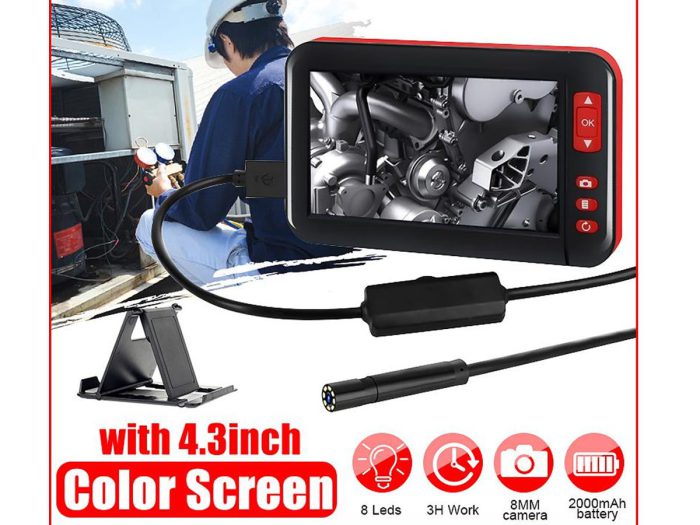 4.3" LED Endoscope Camera