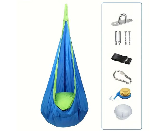 Kids Hanging Swing Chair - Blue