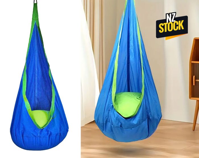 Kids Hanging Swing Chair - Blue