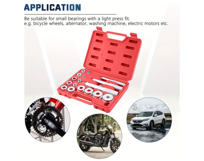 17pcs Bearing Race Seal Bush Driver Set tool