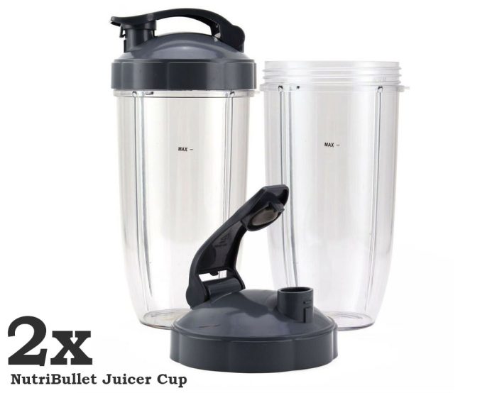 2 X NUTRIBULLET JUICER CUP MUG TALL