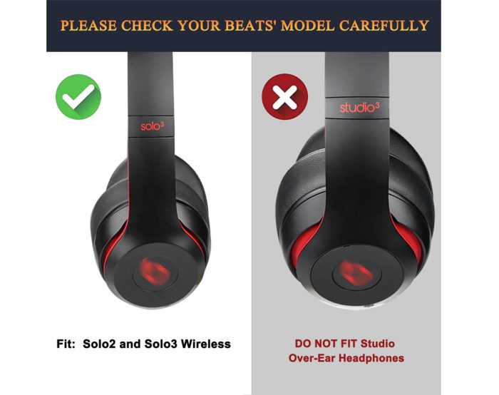 Ear Pads for Beats by Dr. Dre Solo 2/3