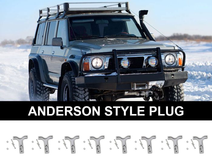 8x T Handles Anderson Plug