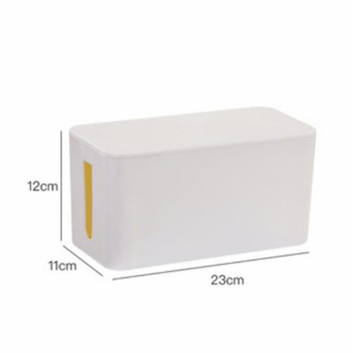 Cable Organiser Storage Box White