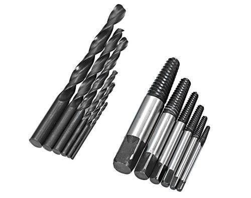 12Pcs Drill Bits Screw Extractor