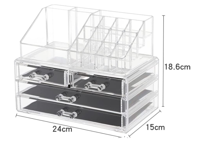 Makeup Storage Organizers 4 Drawers