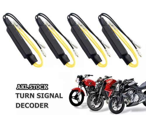 4 x Motorcycle LED Turn Signal Decoder
