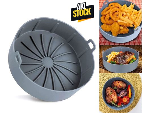 Airfryer Oven Insert Silicone Bowl Replacement of Parchment Paper Liners