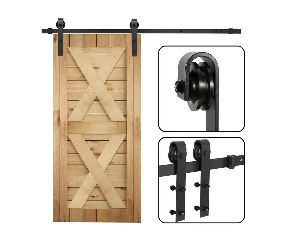 Barn Door Hardware Track 2.5M - Image 7