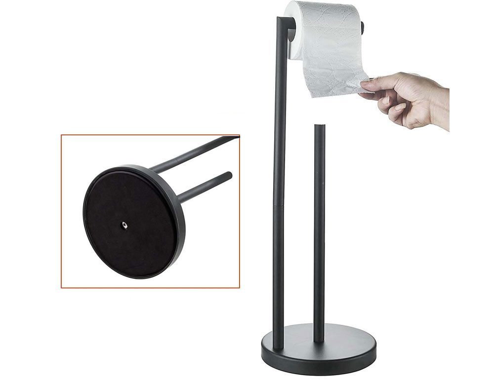 Free Standing Toilet Paper Roll Holder