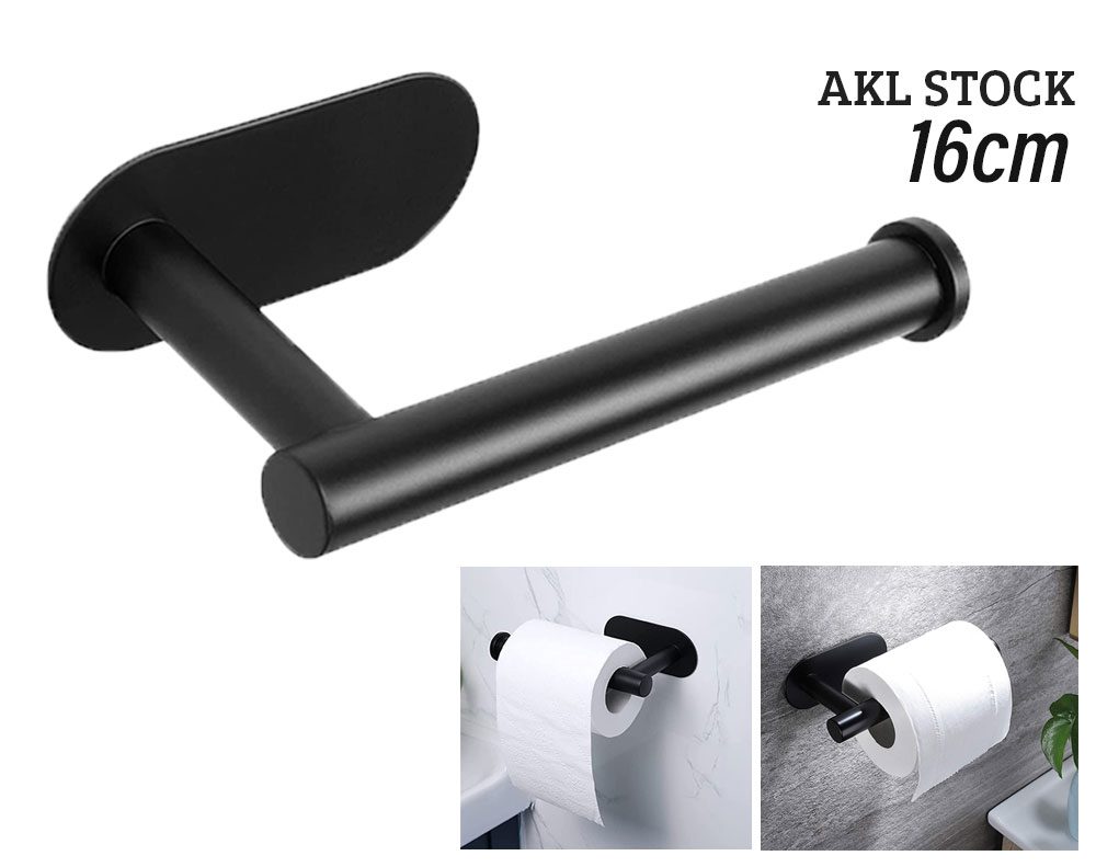 Toilet Paper Roll Holder (Matt Black)