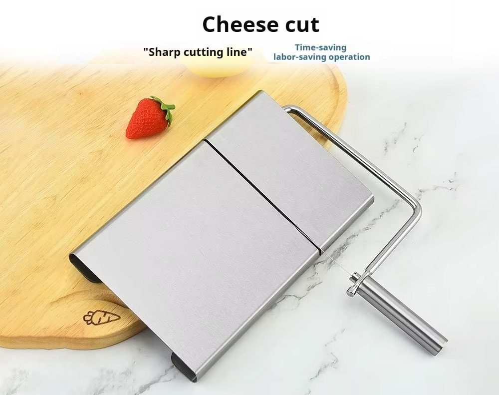 Wire Cheese Slicer with Board