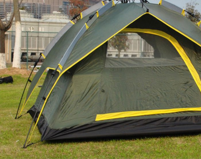 Camping Tent Green 3-4 Person