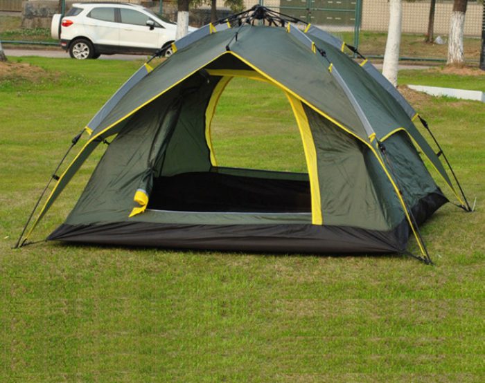 Camping Tent Green 3-4 Person