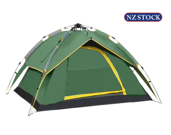 Camping Tent Green 3-4 Person