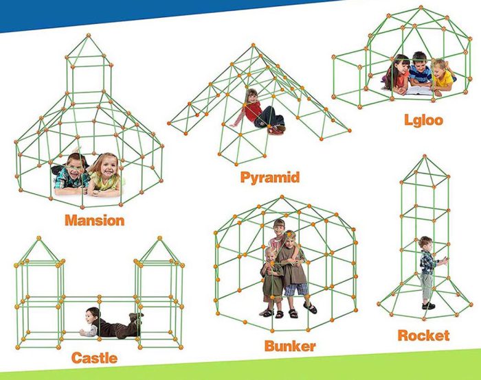 Kids Play Tent Fort Building Kit