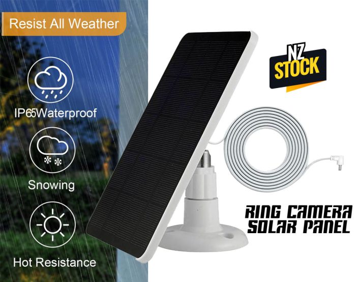 Solar Panel Ring Camera Kit