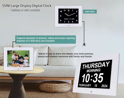 Digital Calendar Clock