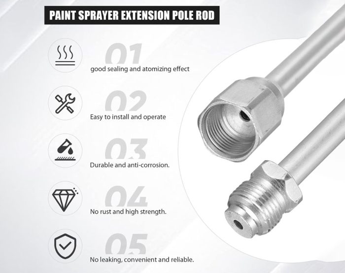 Paint Sprayer Tip Extension Pole